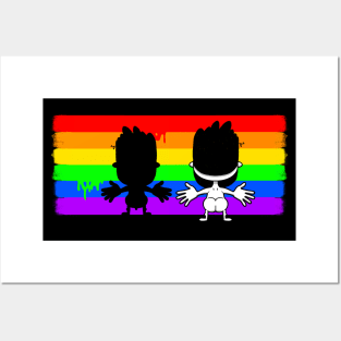 Pocket Gay Bum Pride Posters and Art
